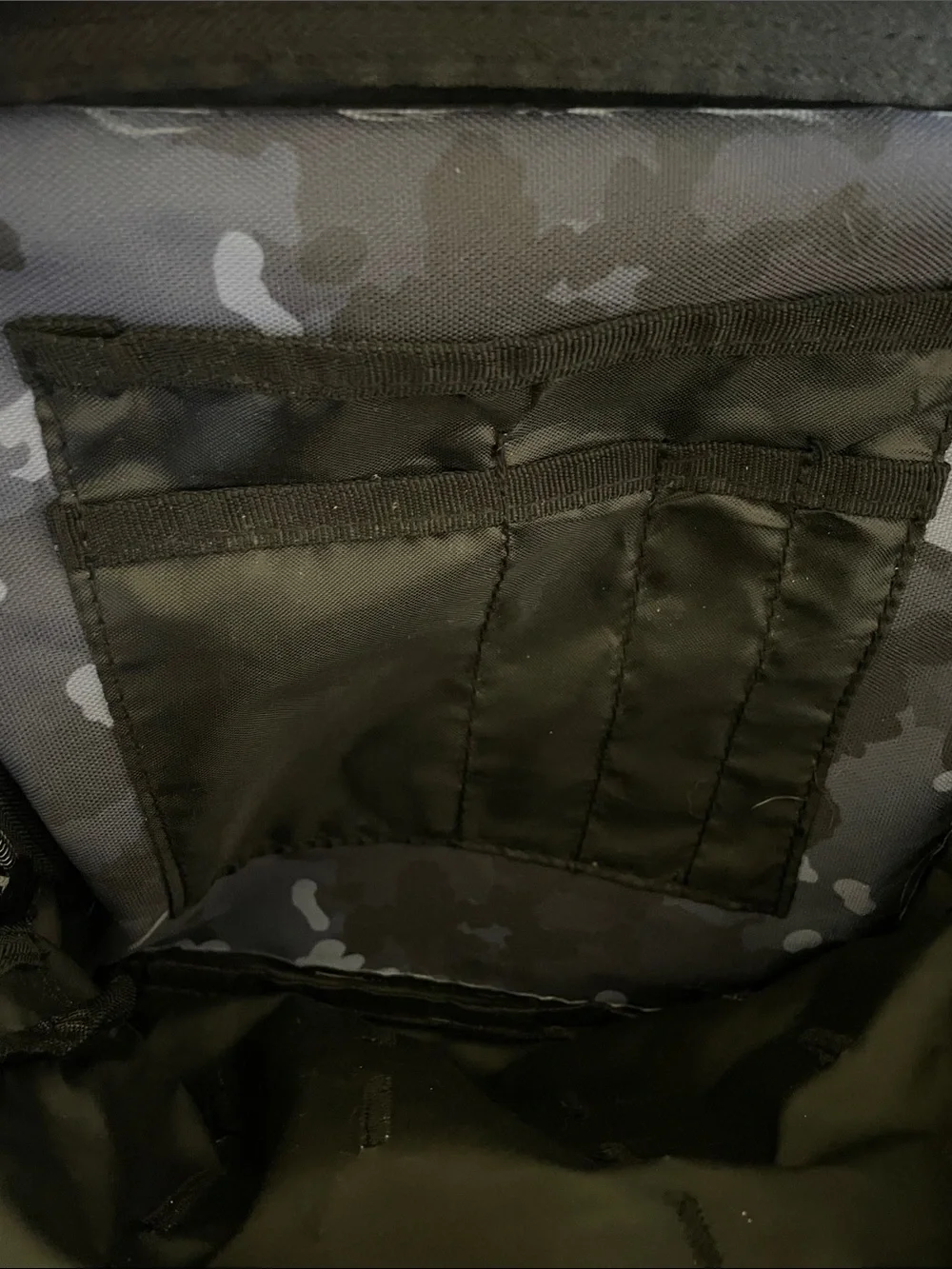 Tactical Camo Men's Backpack - Gray Camo